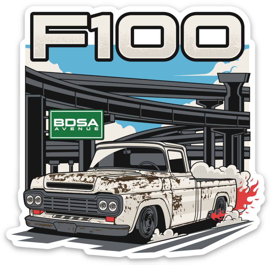 F100 Sticker – BestDamnShopAround